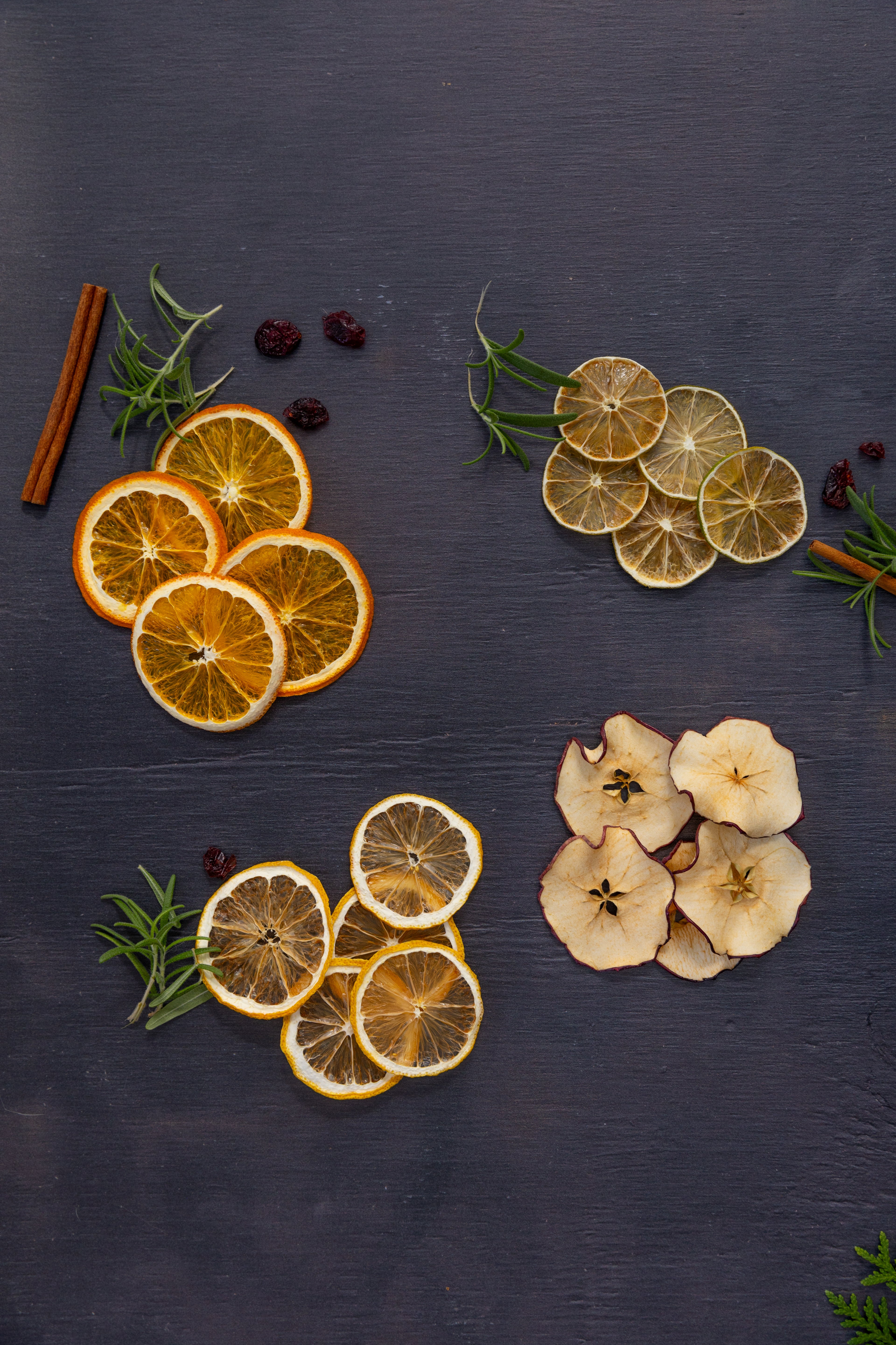 Sac Zestee d'oranges déshydratées (25 tranches)